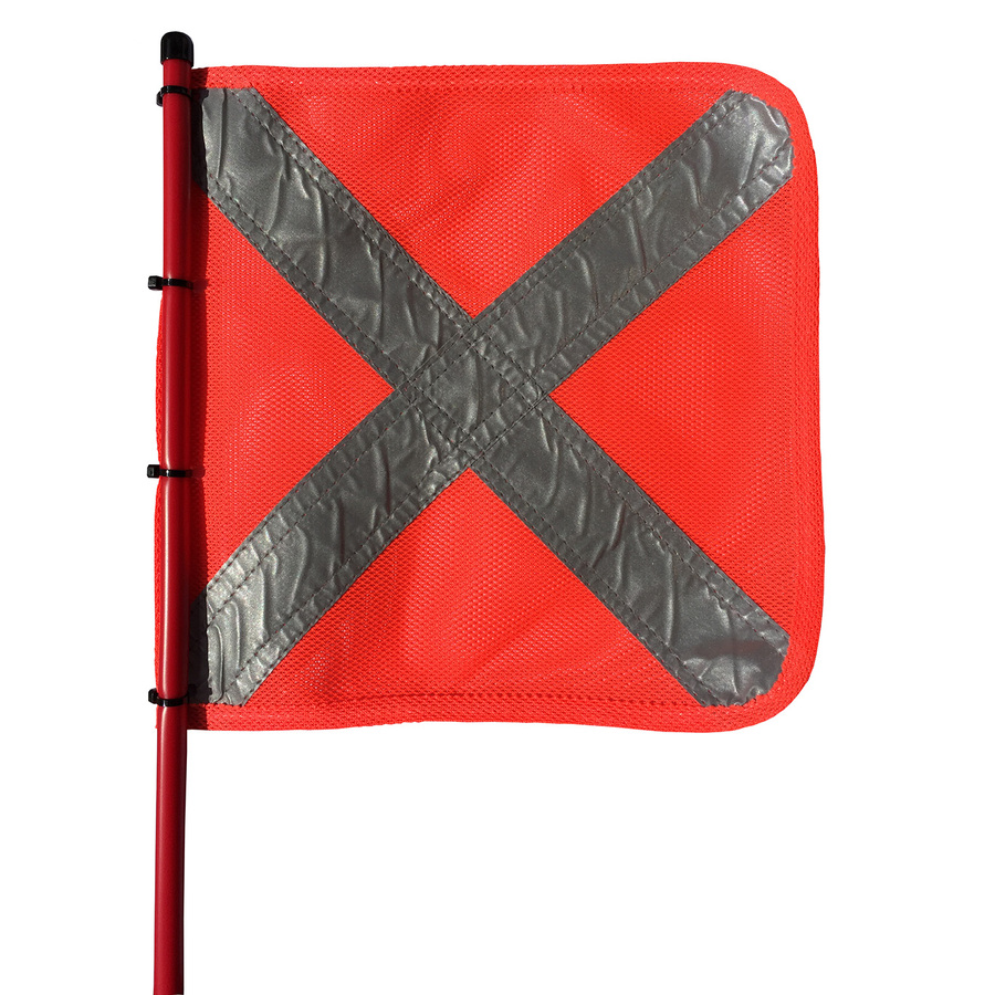 1.8 mtr Vehicle Safety Flag & Aerial - Reflective Flag - Image 1
